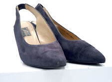 Next Ladies Accessories Navy Blue Suede Sling Back Shoes EU 38.5