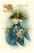 Nelson 1801. Postcard posted 1905, bumped corners.