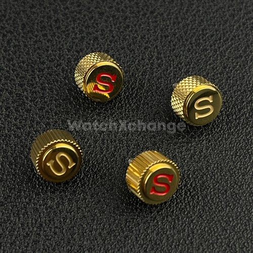 Gold screw engraved - gold,
