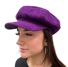 Baker boy Hat Purple Velvet
