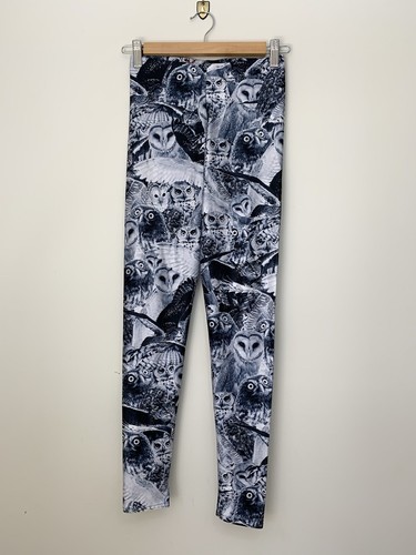 Black milk leggings owl - black,