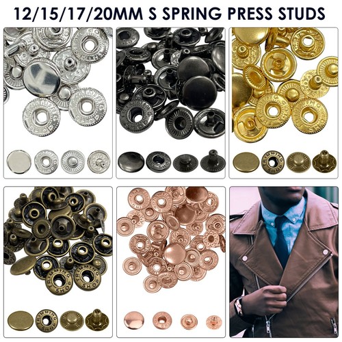 Large metal snap fasteners - metal,