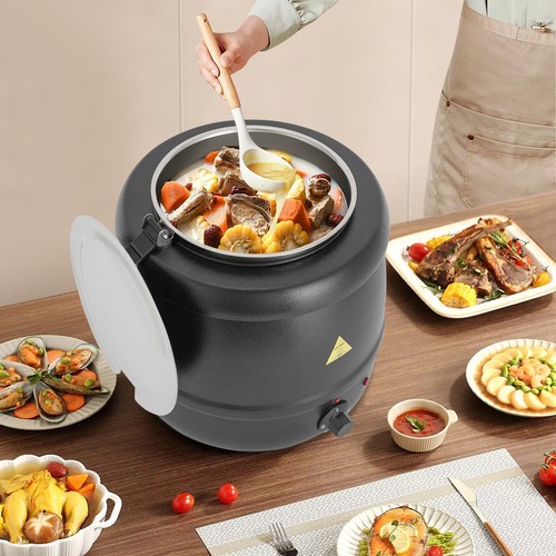Soup warmer station - soup,