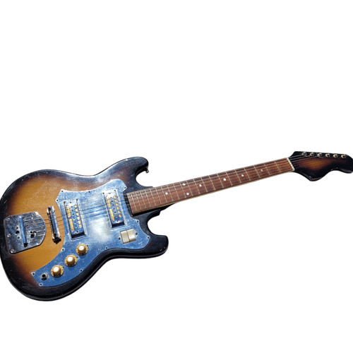 1960s electric guitar sunburst - guitar,