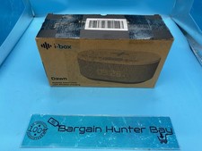 i-box Dawn Bluetooth Stereo Radio Dual Alarm Clock & Fast Wireless Phone Charger