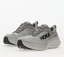 Hoka® M Bondi 8 Sharkskin/ Harbor Mist Running Trainers Size UK 10