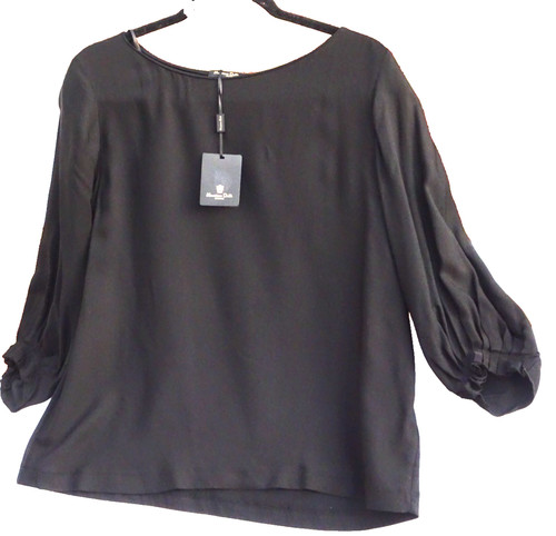 Massimo dutti black viscose - dutti,