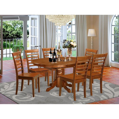 Dining set oval - 7,