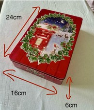 Churchills Winter Wonderland Christmas Tin EMPTY