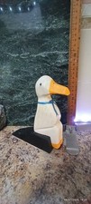 Vintage Handmade Wooden Goose