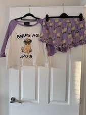 Pug Pyjama Set - M/L (fits