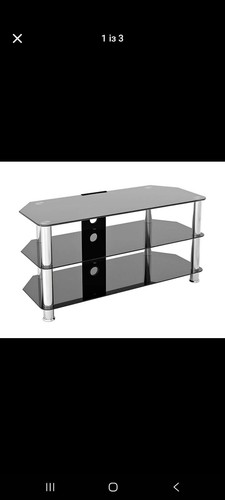 Glass corner stand - glass, tv
