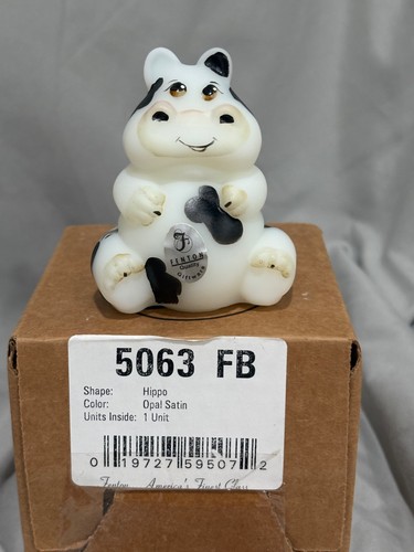 Fenton hippo cow 5063 - fenton,