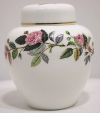 Vintage Wedgwood Hathaway Rose Design Ginger Jar 4"