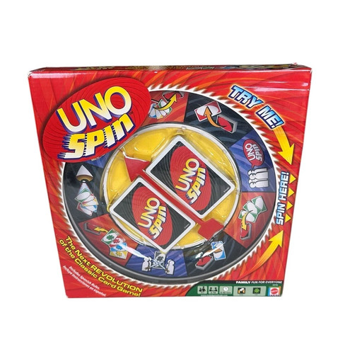 Mattel uno spin board game - uno,