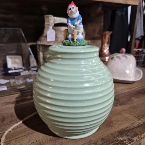 Vintage ceramic garden string - garden,