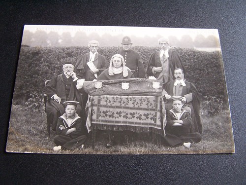 Vintage postcard camberley - rp,