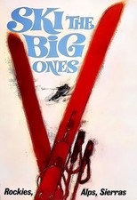 Travel Ski the Big Ones TWA Rockies Alps Sierras Skiing Winter Poster Print