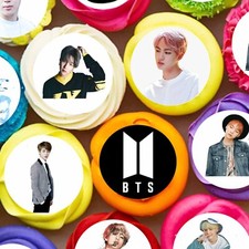 BTS 30 Cupcake Toppers Edible