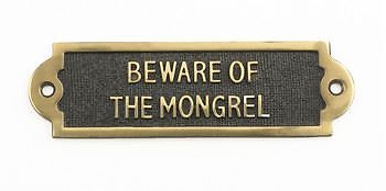 Polished brass beware - polished, of