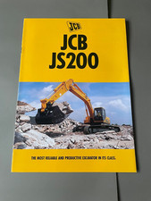 JCB JS200 Tracked Excavator Brochure