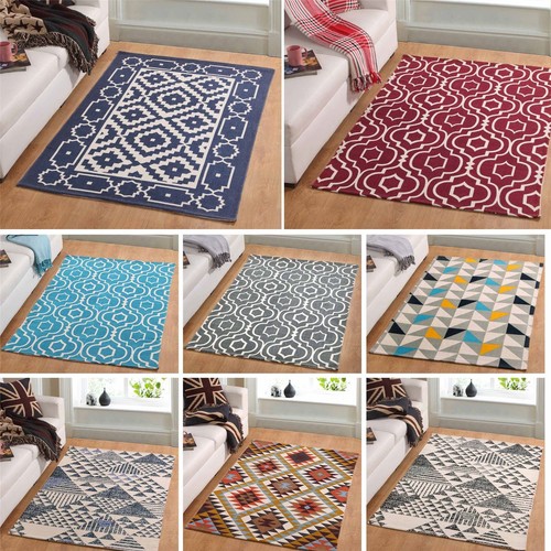 Modern geometric printed rugs - modern,