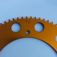 76t Alloy Gold Kart Sprocket Gear