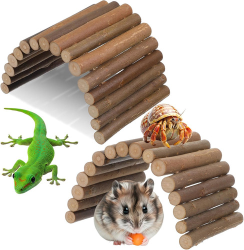 Natural wood hideout hamster - wood,