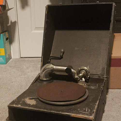 Vintage portable crank - portable,
