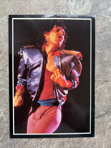 Mick jagger art card print - jagger,