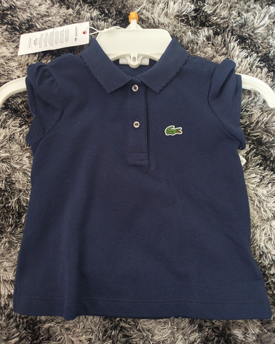 Lacoste navy piqué - navy, cotton