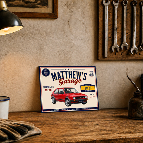 Personalised volkswagen golf - personalised,