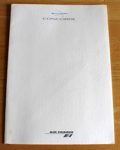 Air france concorde stationery - air,