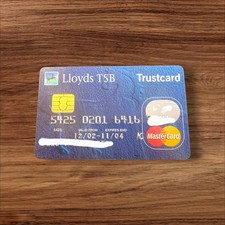 Lloyds TSB Trustcard MasterCard – Early 2000s Chip Card