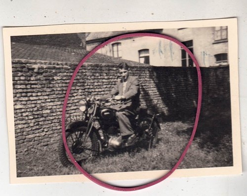 Photo old - photo, motorcycle