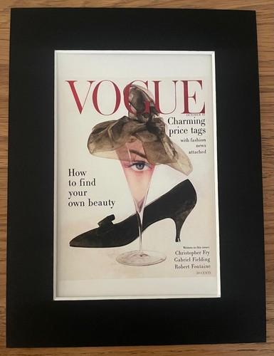 Vogue fashion postcard - vogue,