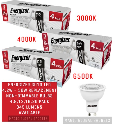 Energizer gu10 led bulbs spot - bulbs,