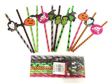 Halloween Straws - Paper