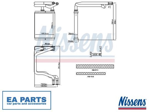 Heat exchanger interior - heat,