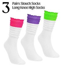 3 Pairs Women’s Slouch Socks