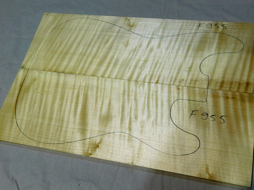 Flame maple drop - flame, top
