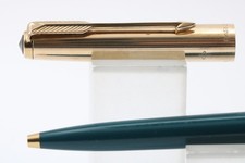 Vintage (c1960) Parker 51 Jotter Dark Green Ballpoint Pen with Custom Cap