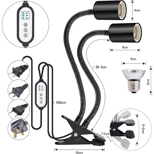 Reptile heat lamp rotating - heat,
