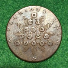 Lancashire Kentucky Cent Halfpenny Conder Token