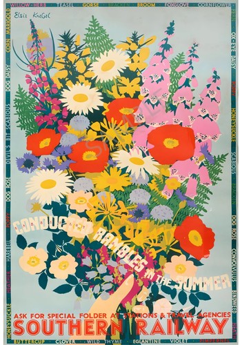 Vintage railway poster - railway,