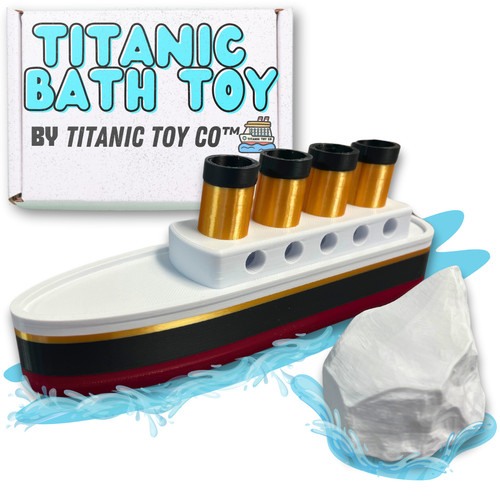 Titanic bathtoy and pool - titanic,