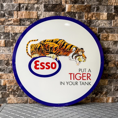 Vintage esso tiger gas - gas, station