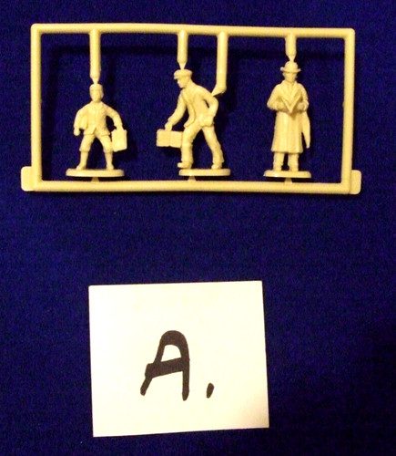 Lledo plastic figures - lledo, (nine