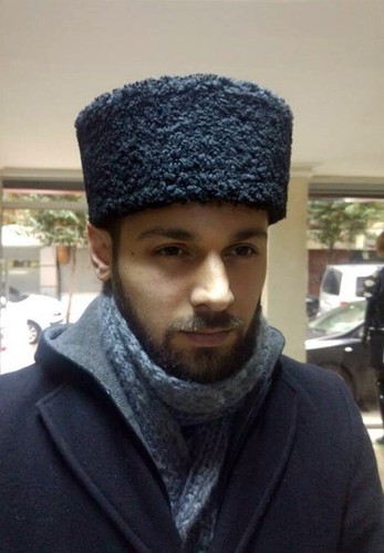 Caucasus hat black sheepskin - caucasus,
