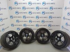 BMW 343M GENUINE OEM ALLOY WHEELS AND TYRES SET M5 M6 F10 F13 2284254 2284255